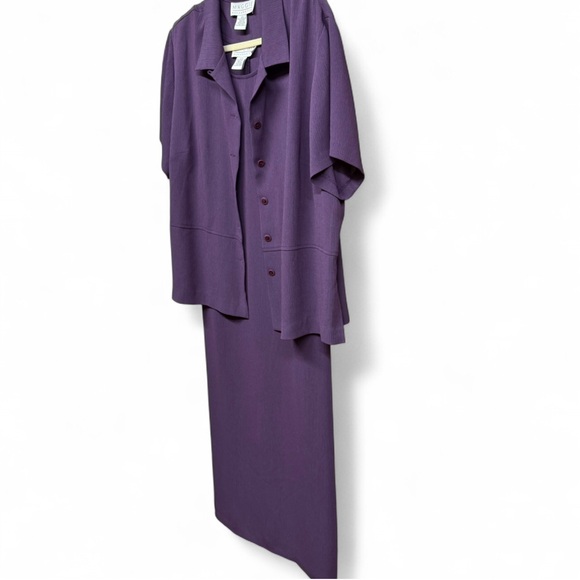 Vintage Purple Maggie McNaughton blouse and maxi dress set - Picture 3 of 7